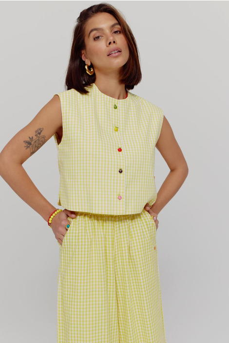 Harper & Yve gele dames gilet