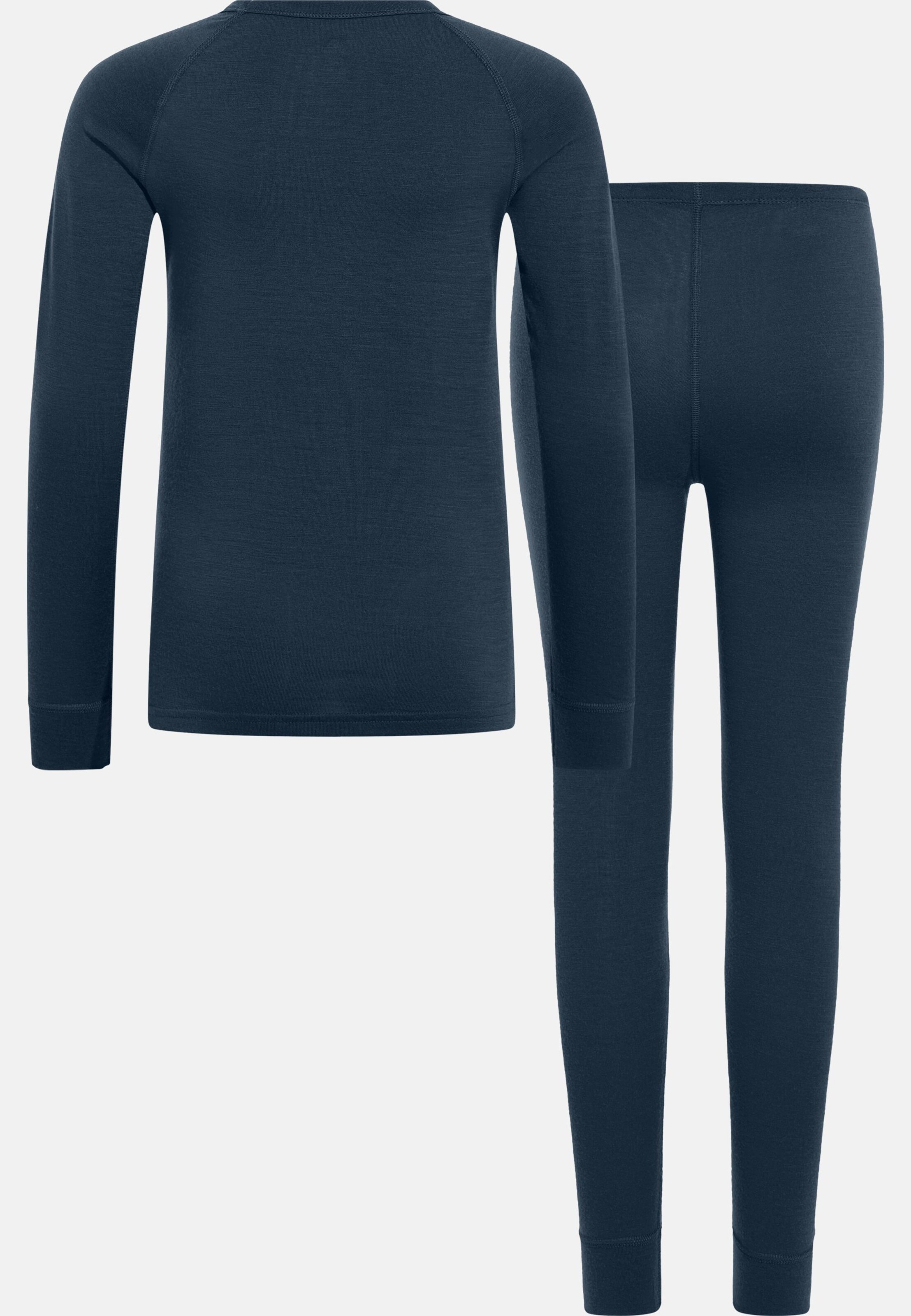 Natural Merino 200 Base layer Set in blue wing teal - blue ashes