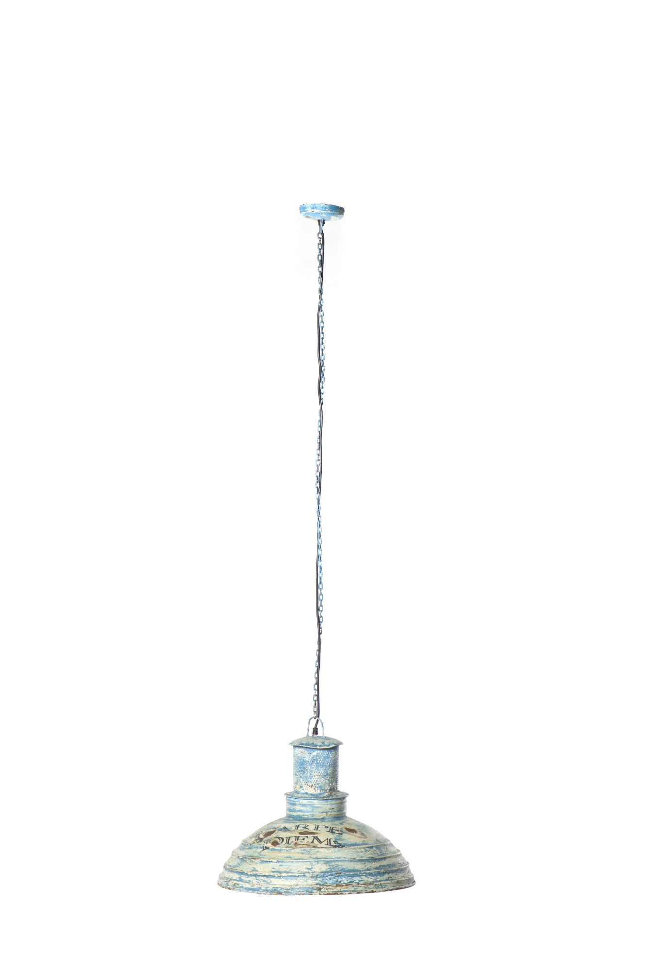 Leuchte 'Blue', blau, Ø 47 cm, H 42 cm von fischer's lagerhaus