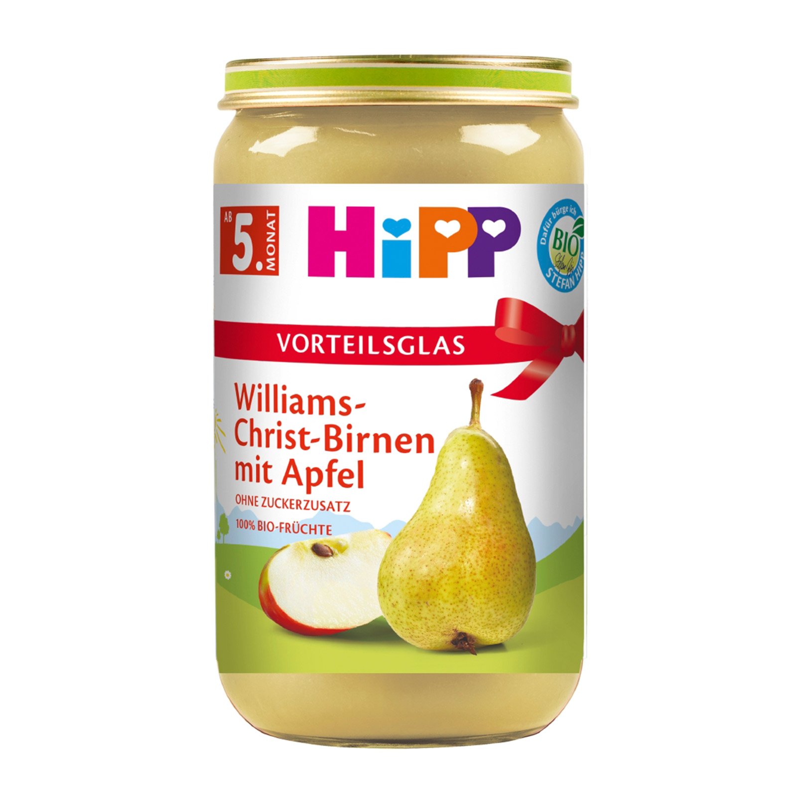 Hipp Williams-Christ-Birnen mit Apfel