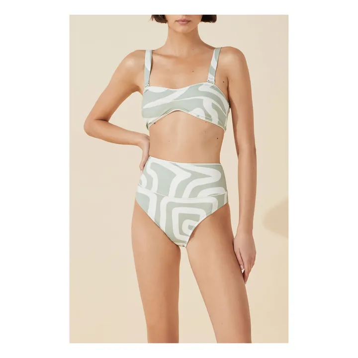 Zulu & Zephyr Bas de Maillot Moss | Gris vert