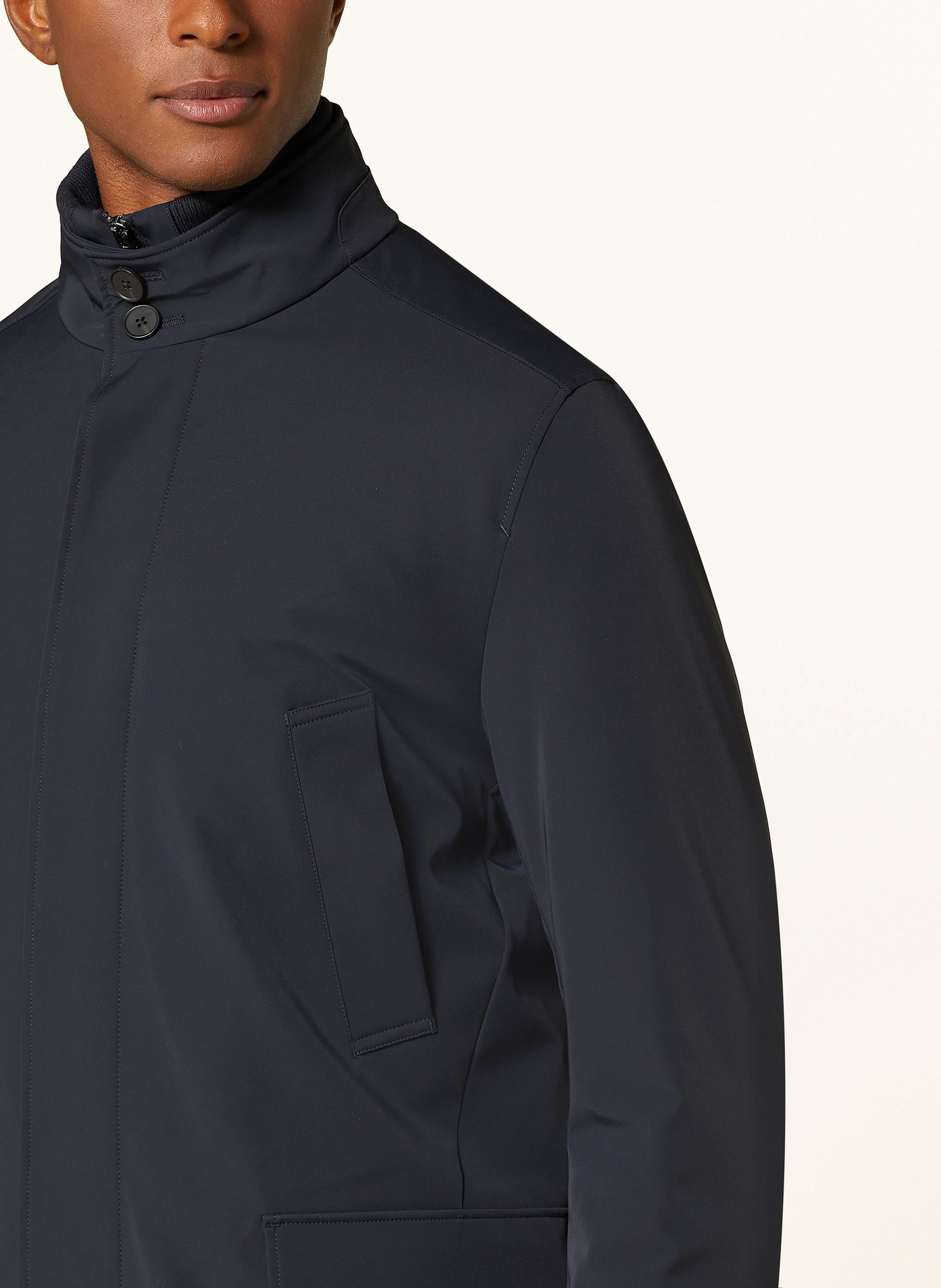 REISS Mantel PLAYER mit herausnehmbarer Blende