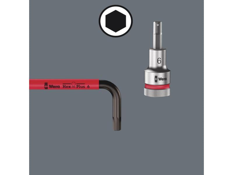 Wera Winkelschlüssel-Set 950/9 Hex-Plus, Innensechskant 950/9 Hex-Plus Multicolour 2 Winkelschlüsselsatz, metrisch, BlackLaser