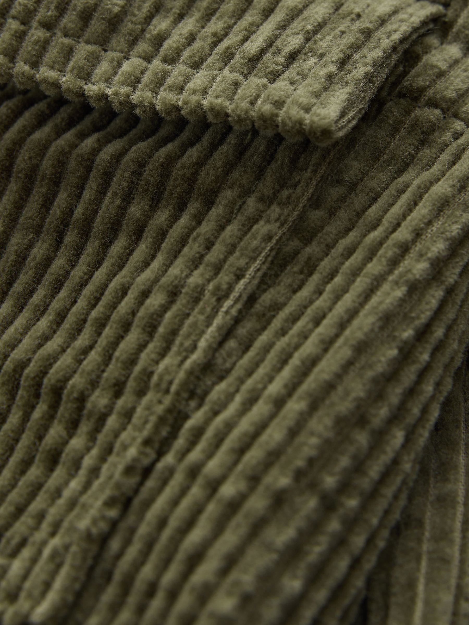 Kakigroen - Corduroy cargobroek (3 mnd-7 jr)