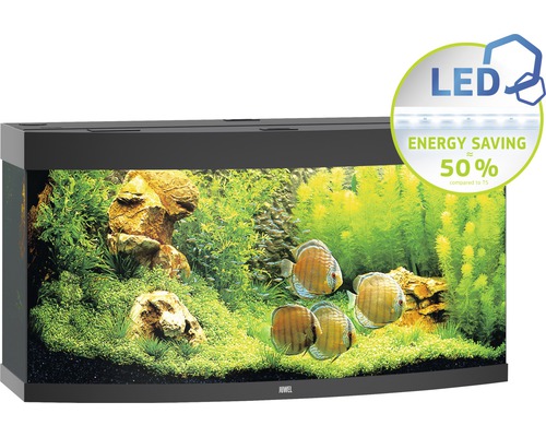 JUWEL Vision 260 aquarium met LED-verlichting, verwarming, filter, zonder kast, zwart