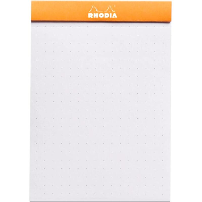 Bloc agrafé dotPad N°12 8,5x12 cm 80 feuilles DOT 80 g. - Orange