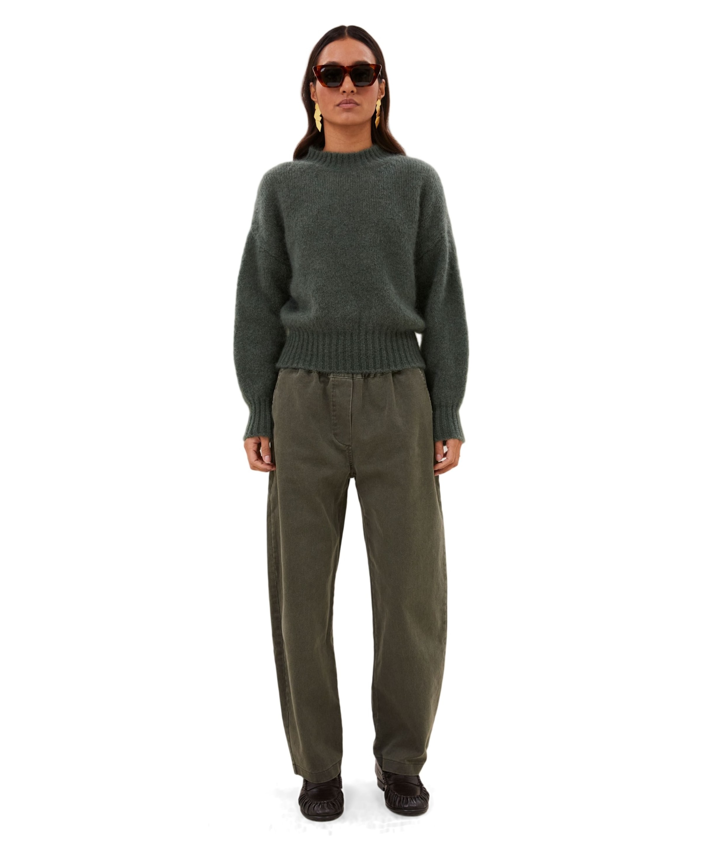 by-bar davi pants dames broek groen
