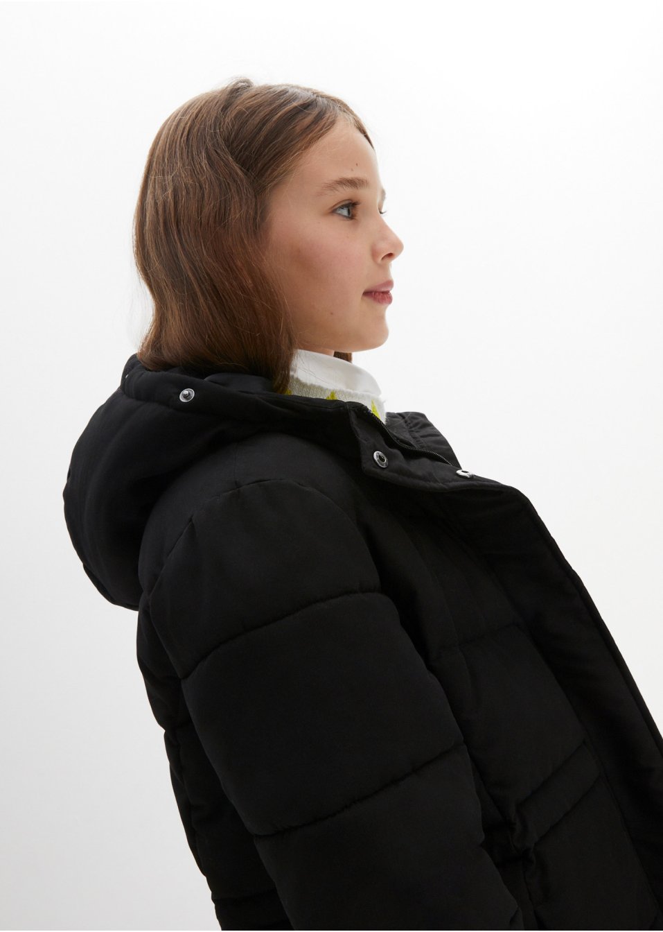 Parka d'hiver fille avec capuche