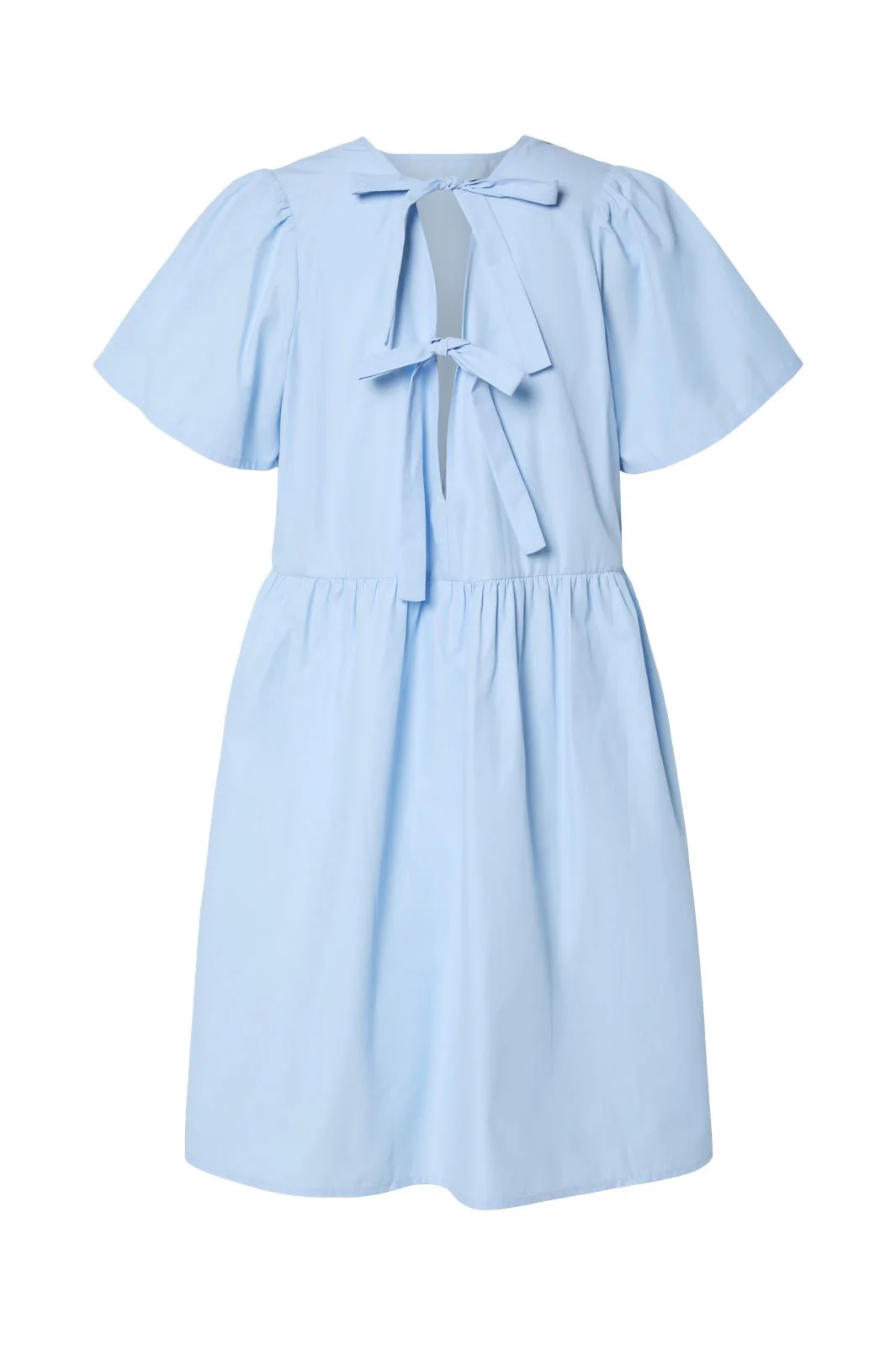 Pieces Pcula Ss O-Neck Reversible Bow Dress 4704158 dutch canal