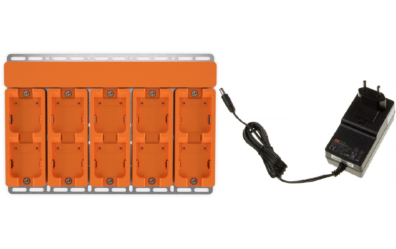 Ladestation 10-Slot Charging Station Bundle EU<br>Barcodescanner-Ladestation mit 10 Slots