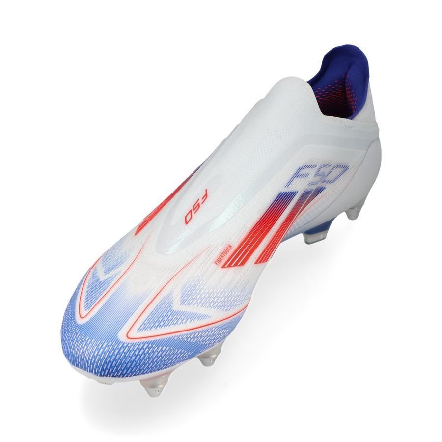 adidas F50 Elite Laceless SG Advancement - Blanc/Rouge/Bleu