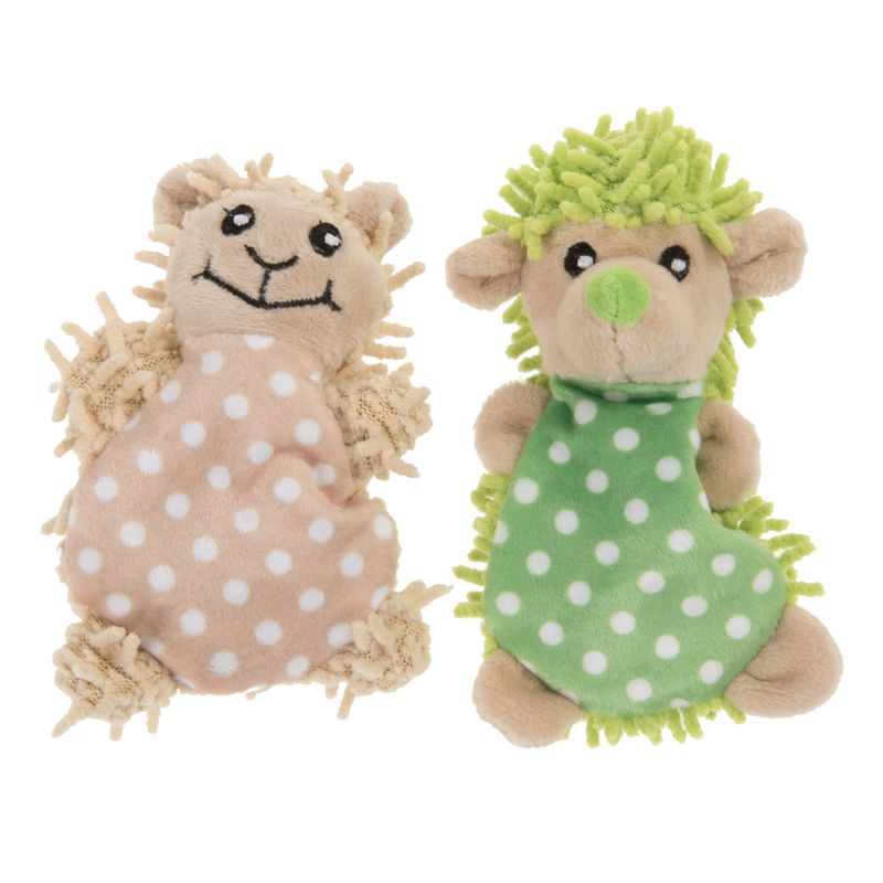 Jouets Hérisson et Mouton Moppi avec menthe à chat