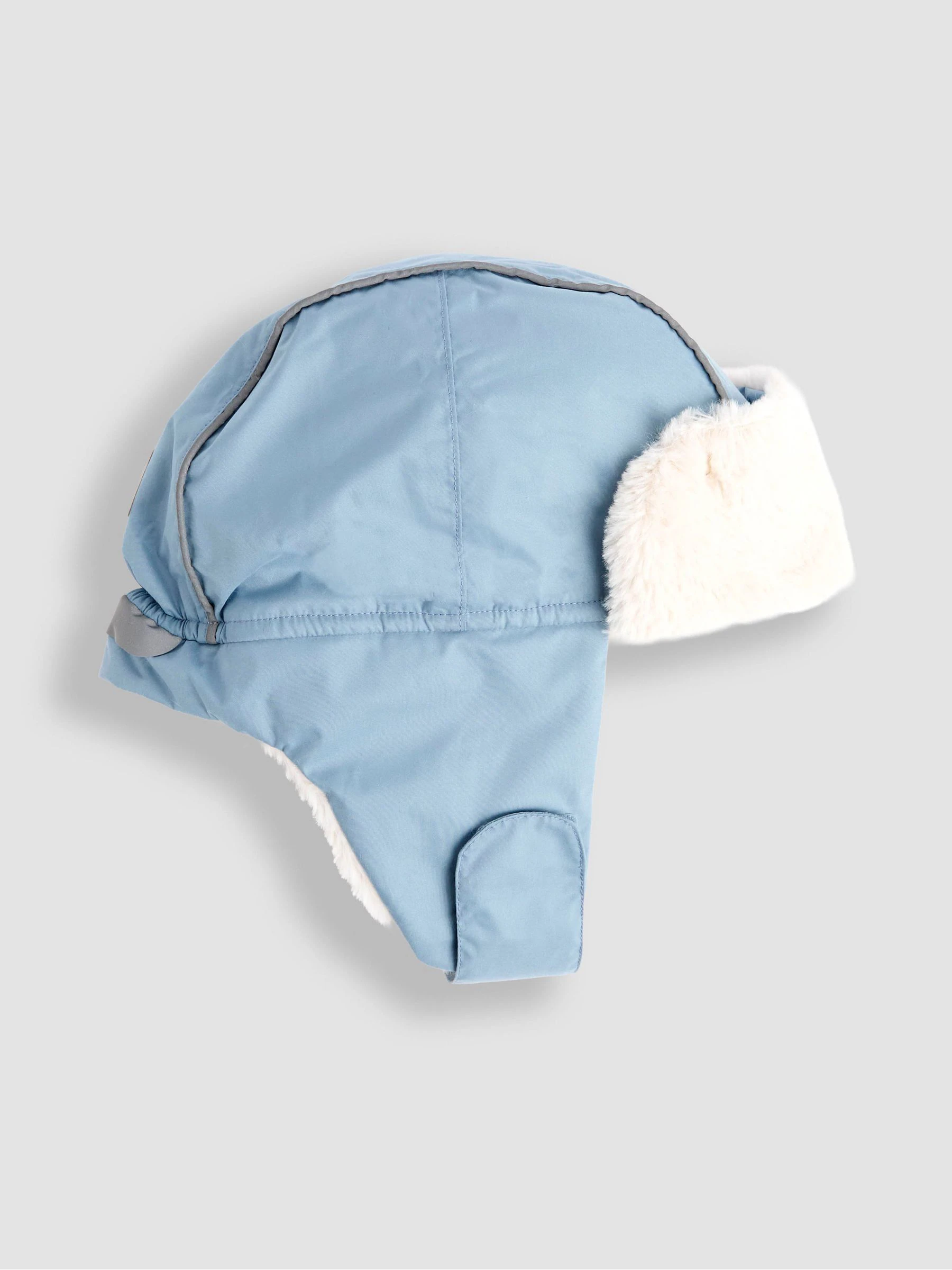 Blauw - JoJo Maman Bébé Trapper Hat