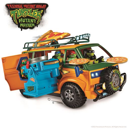 Turtles Mutant Mayhem Pizza Udbringnings Varevogn