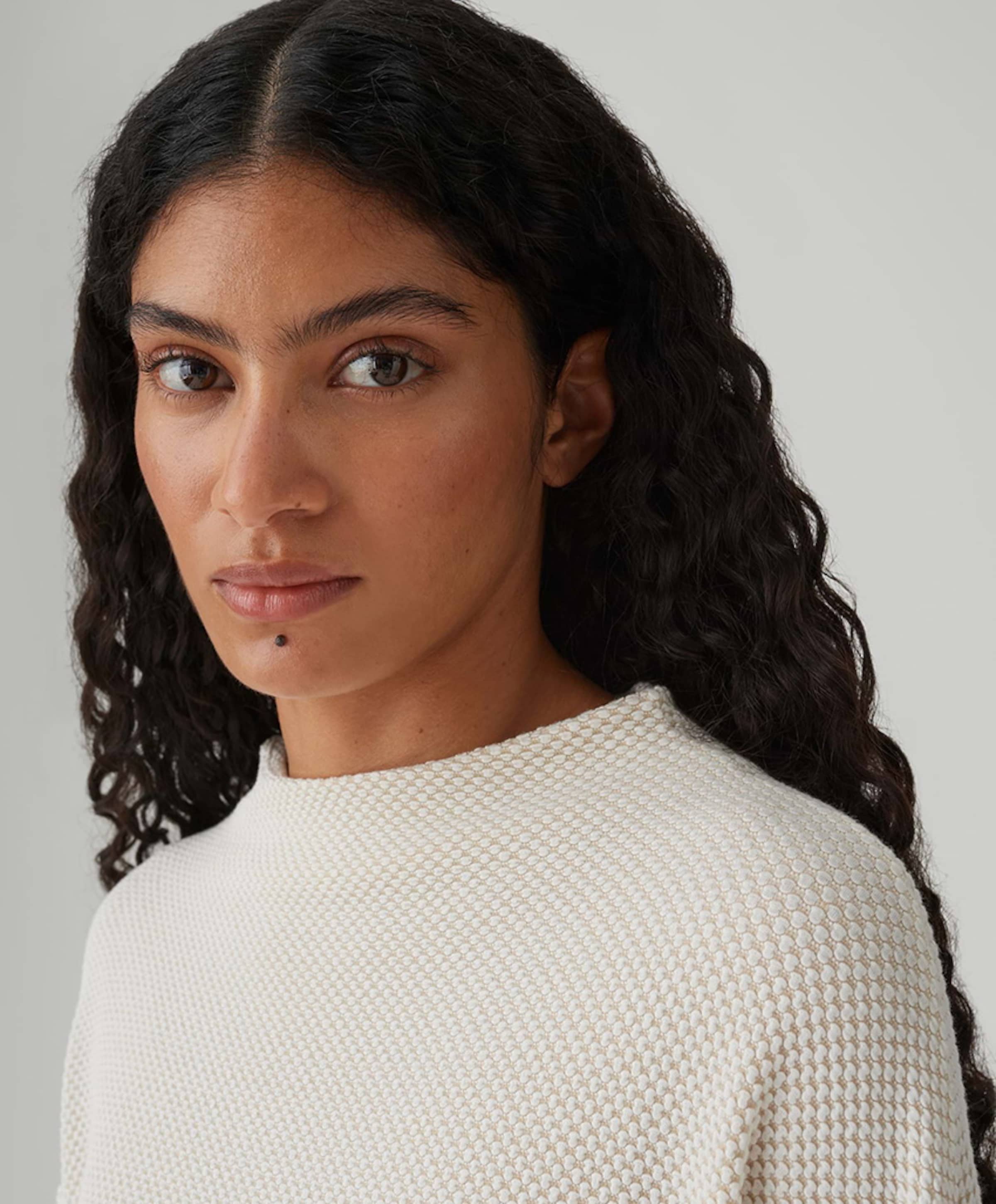 OPUS Dames longsleeve beige