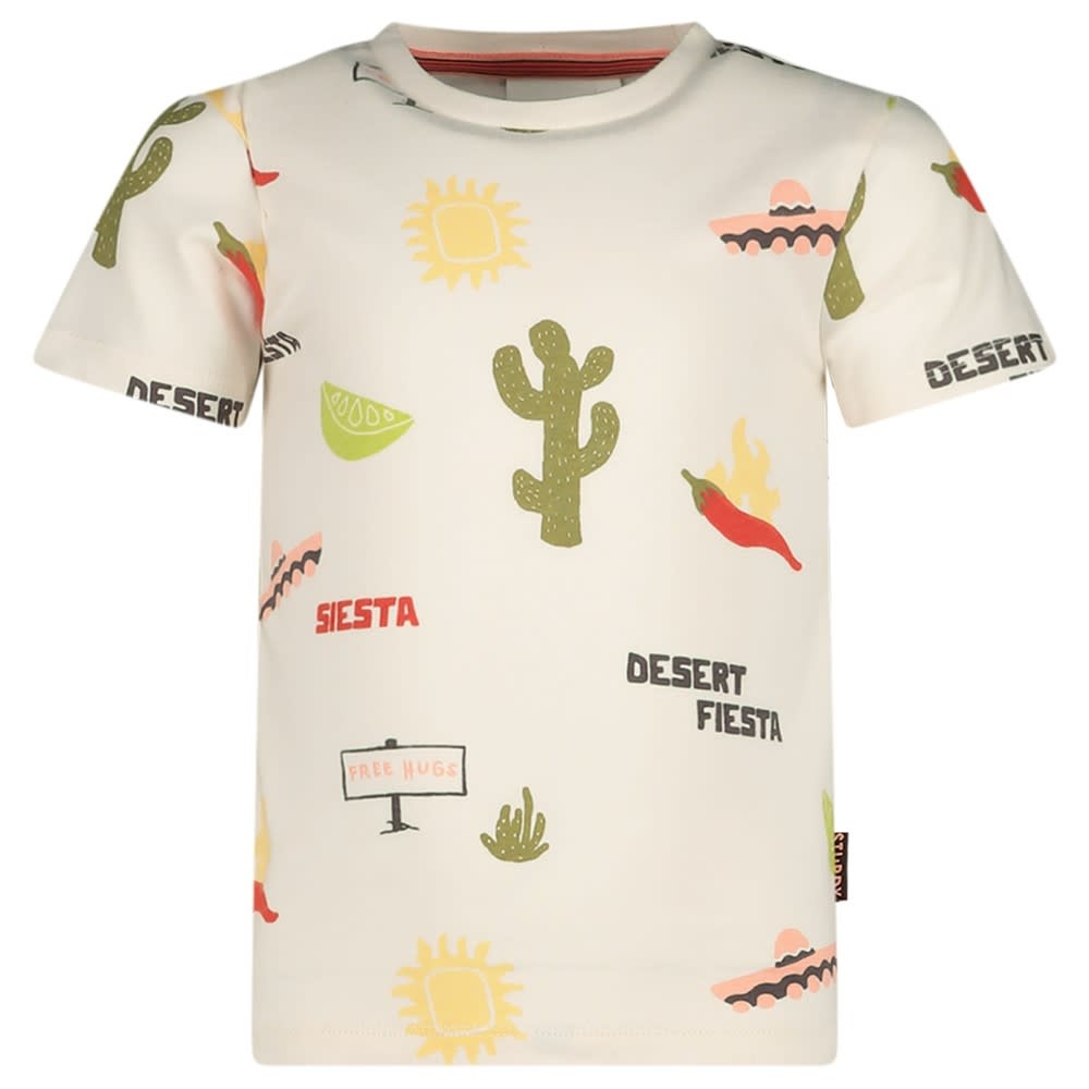 Sturdy Sturdy t-shirt aop - Desert Fiesta offwhite