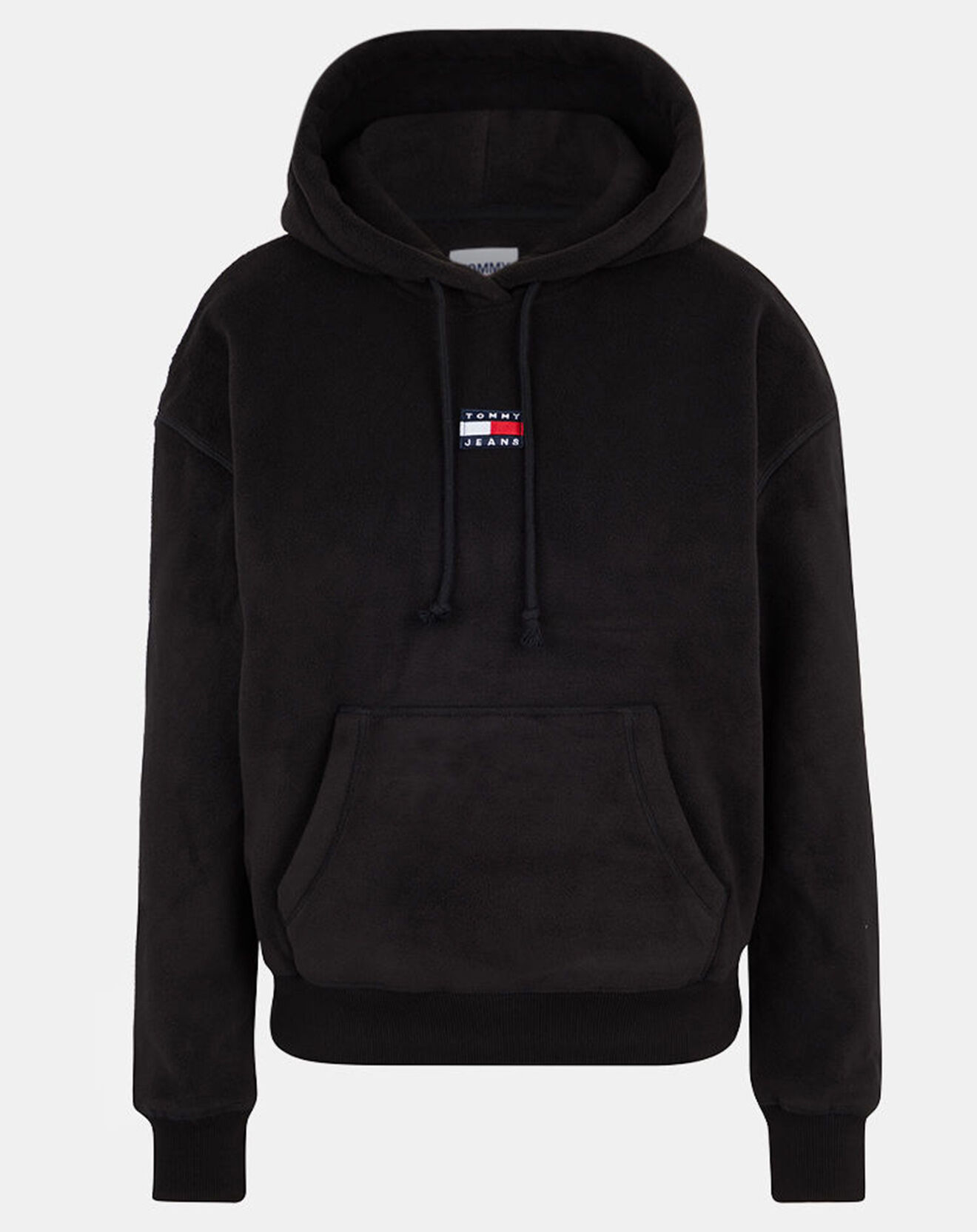 Tommy Jeans Sweat en Polaire Center Badge Fleece noir