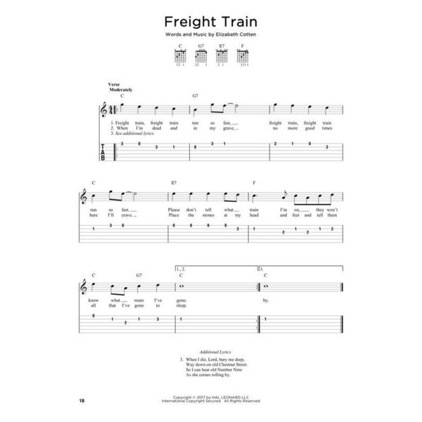 Hal Leonard First 50 Folk Songs Guitar