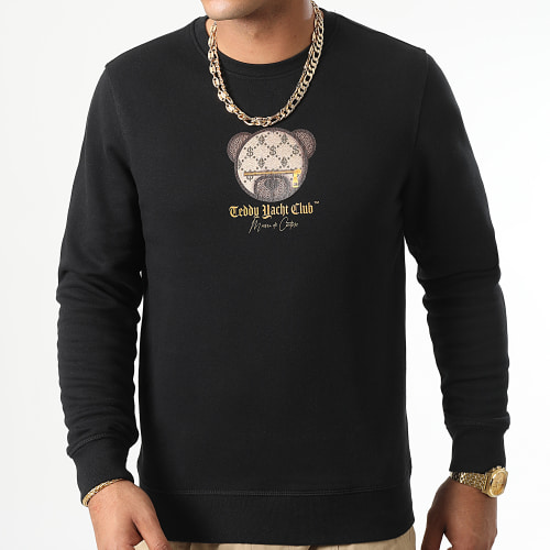 Sweat Crewneck Maison Couture Beige Limited Edition Noir