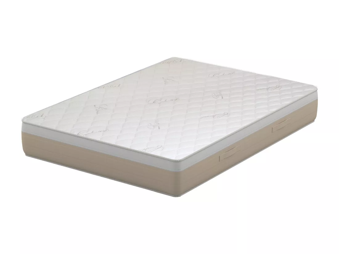 Matelas Ressorts Ensachés Memory Gel, Lin Coton Amovible,13 Zones 140x190x24