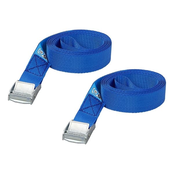 Bind stropp blå med snap-lock 2x 2,5 meter