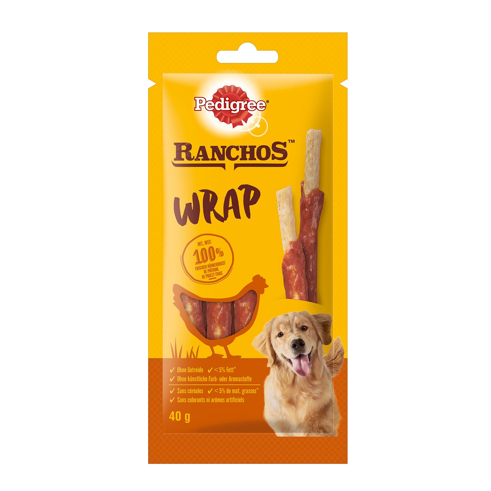 Pedigree Ranchos Wrap mit Huhn