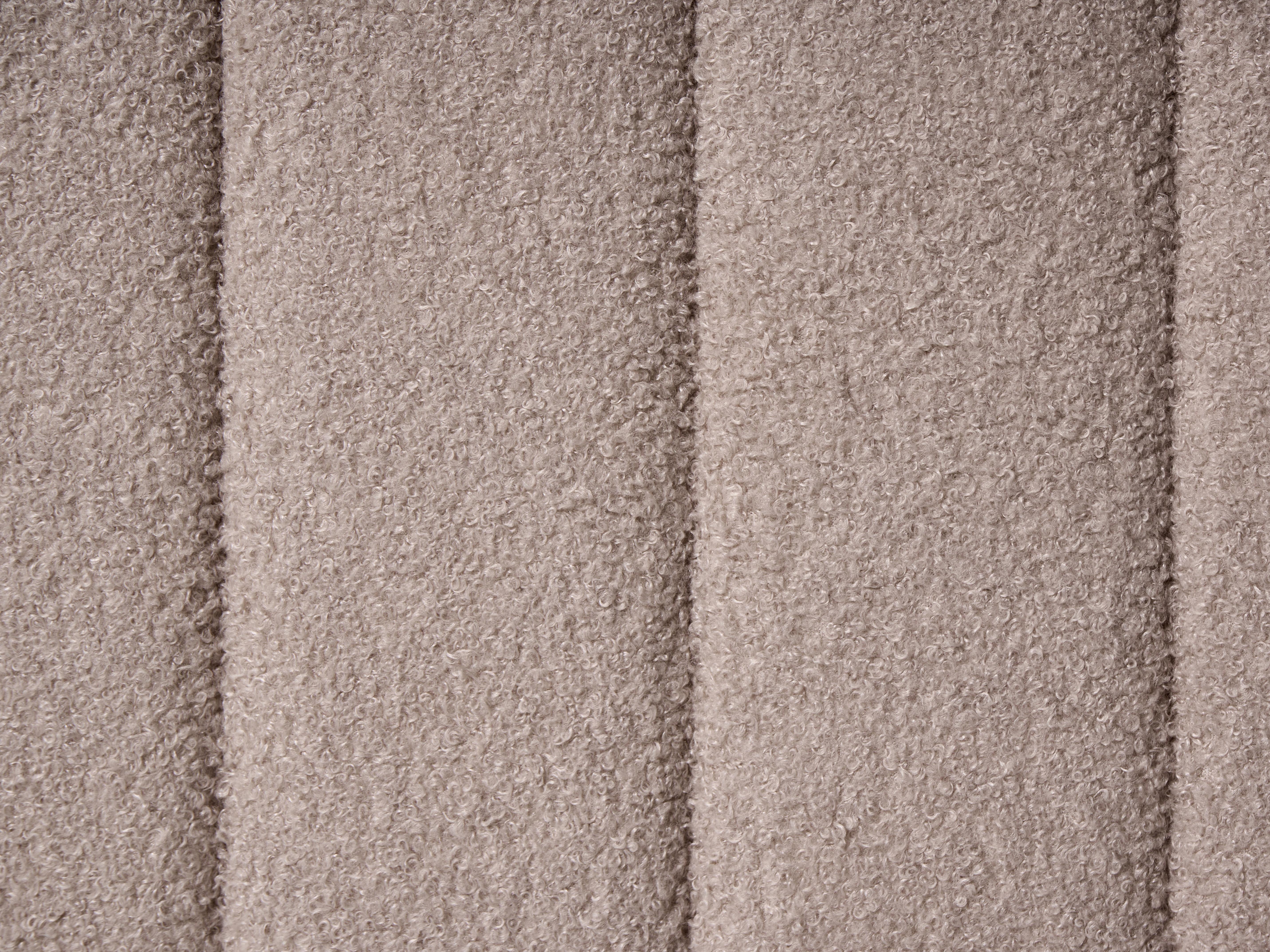 Bed met opbergruimte Bouclé LUNAN 180 x 200 cm Beige