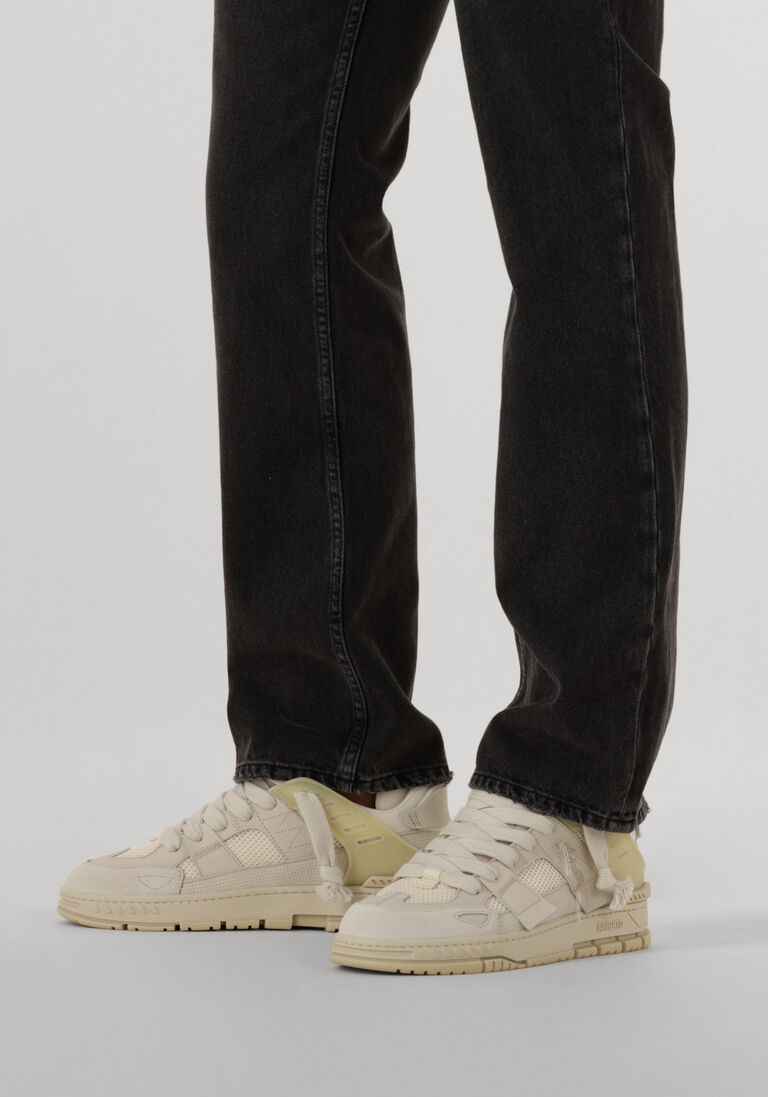 beige axel arigato lage sneakers area patchwork sneaker