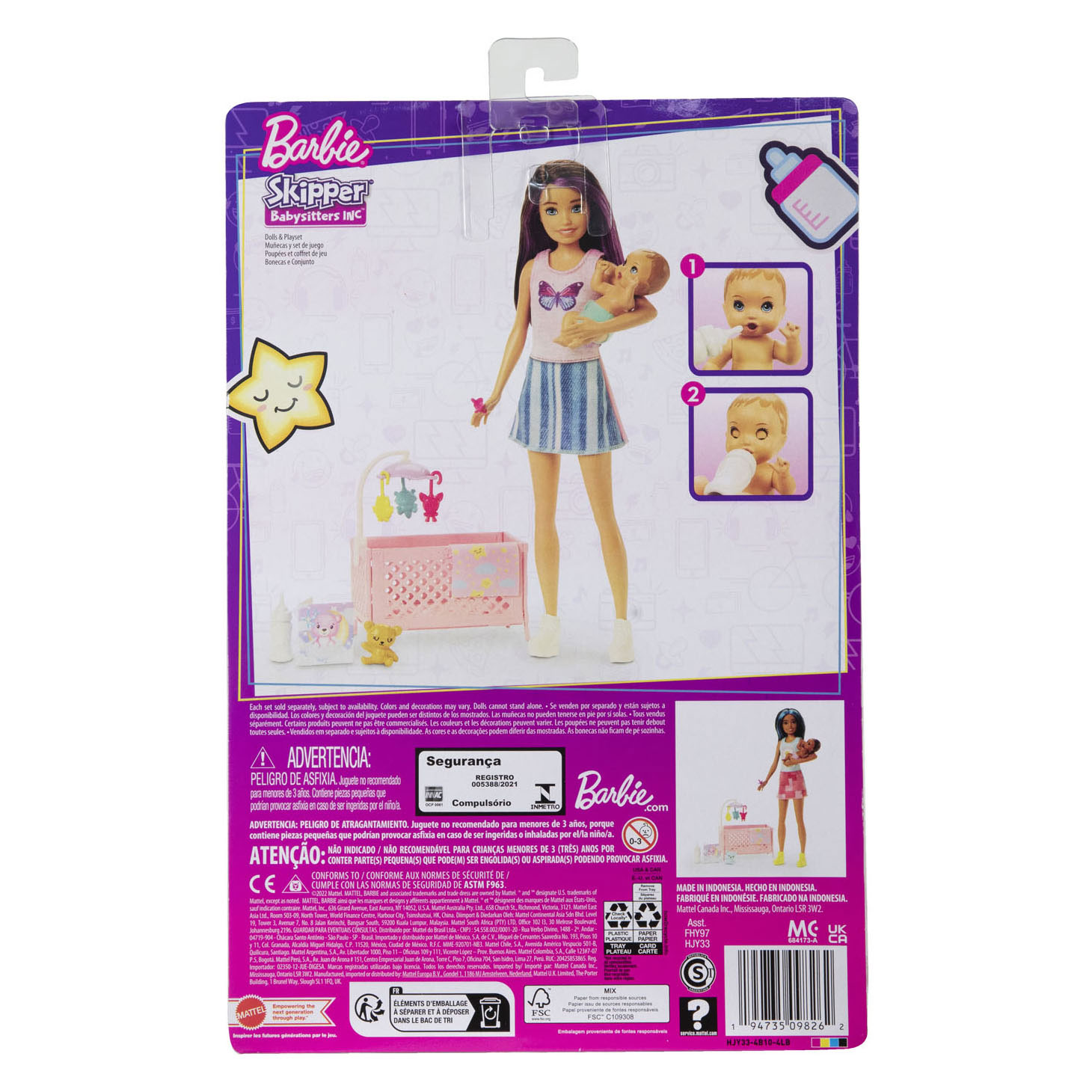 Barbie Skipper Babysitters met Baby