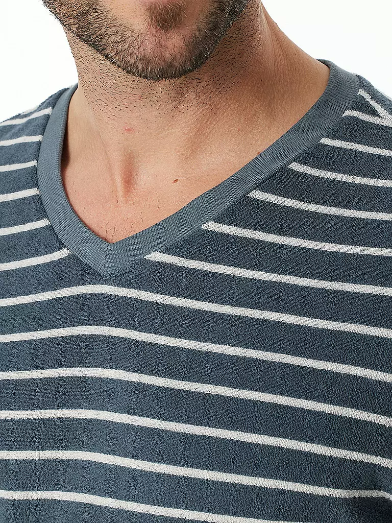 SCHIESSER Pyjama blau