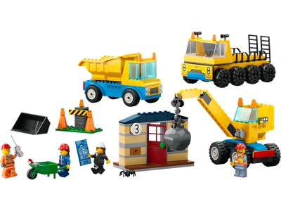 LEGO Kiepwagen, bouwtruck en sloopkraan (60391)