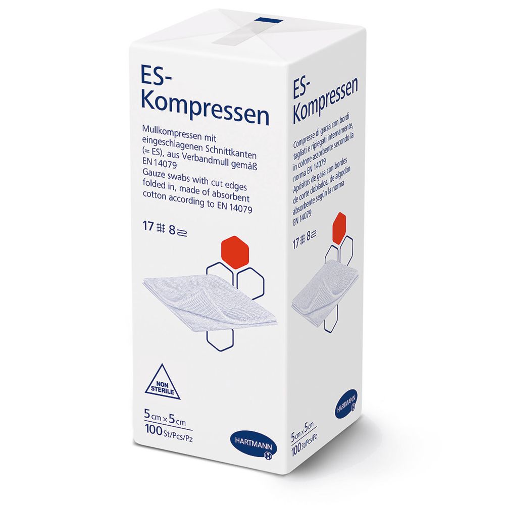ES-Kompressen unsteril 8fach 5 x 5 cm