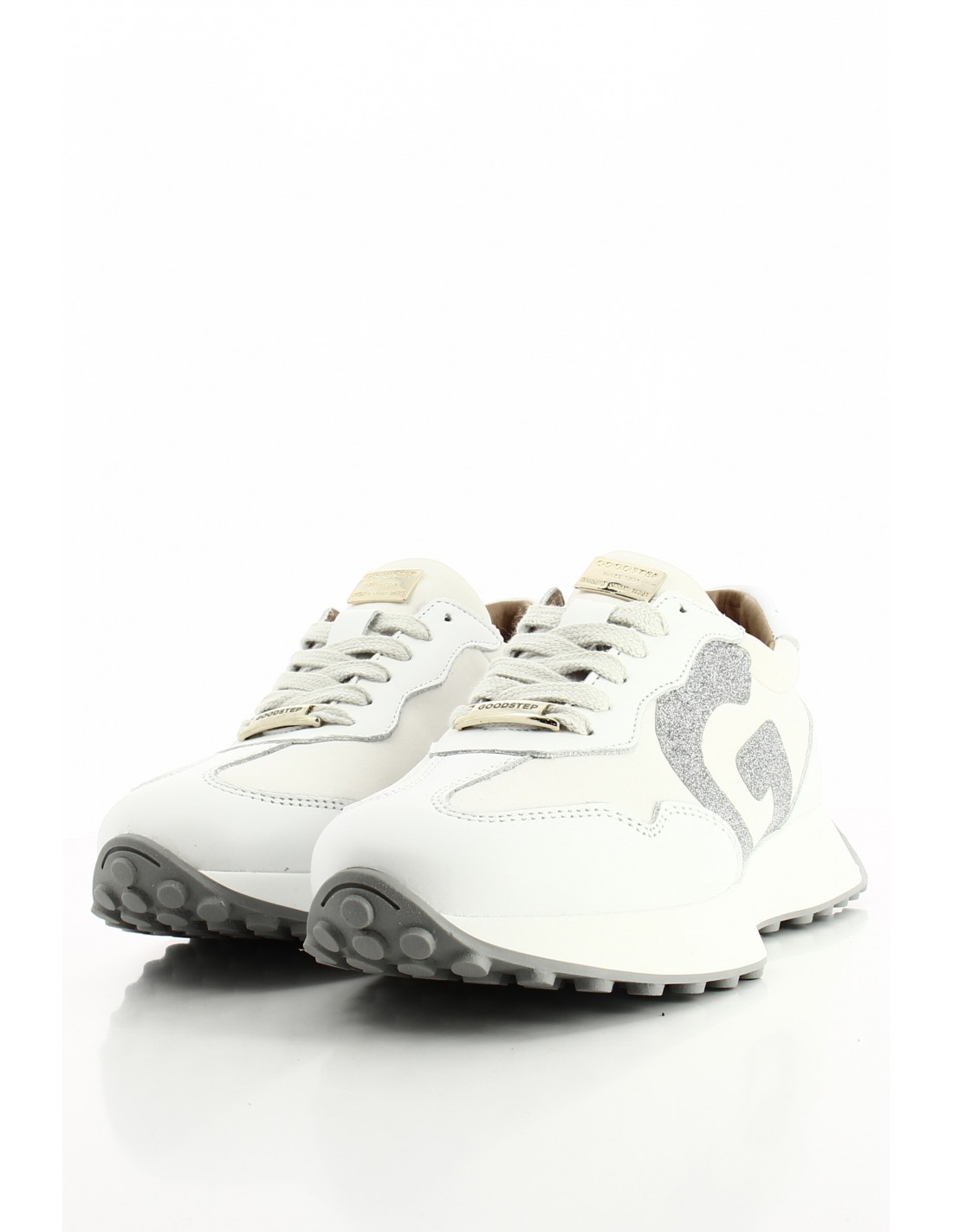 goodstep Baskets de ville Femme Karen Blanc Cuir