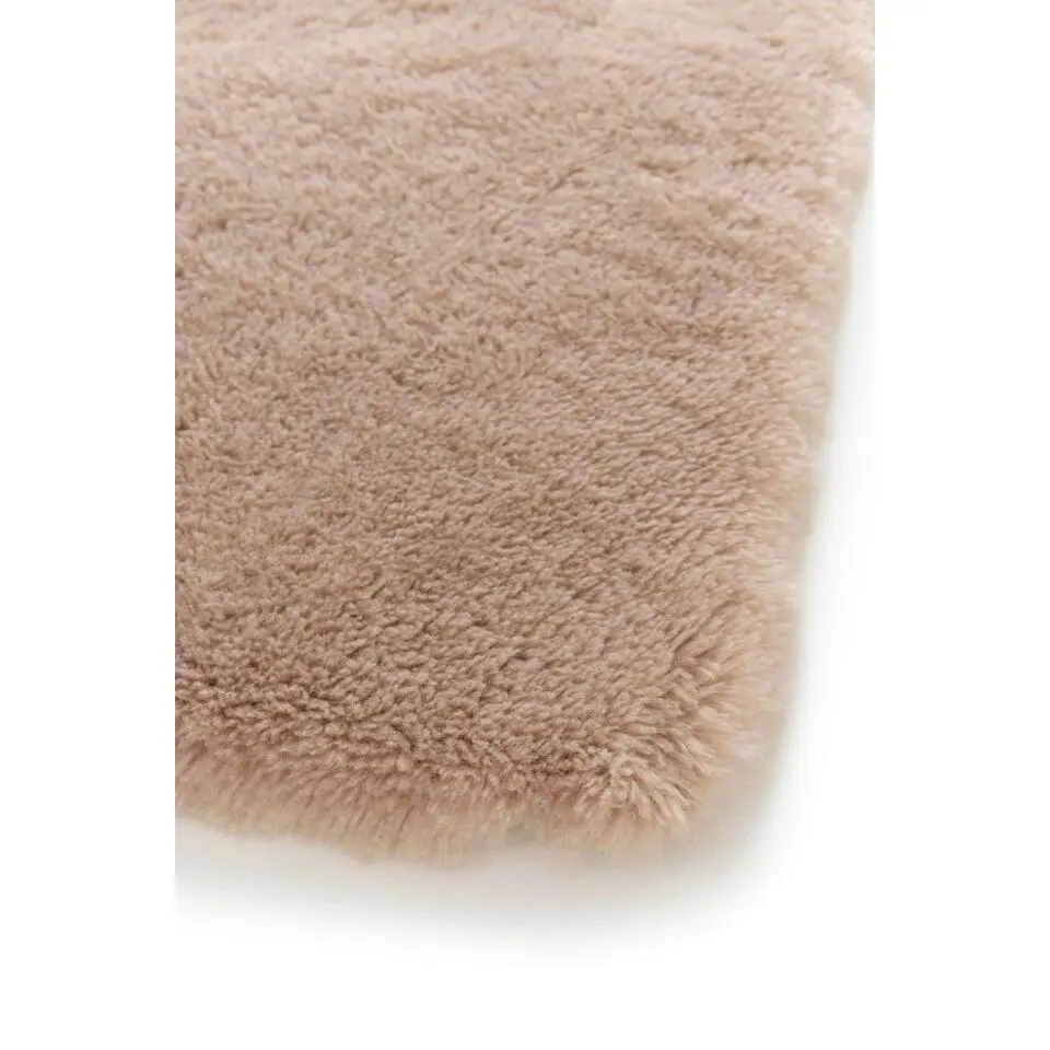Interieur05 hoogpolig vloerkleed Furr bruin - 80 x 140 cm