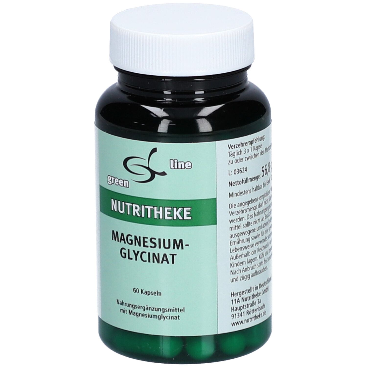 green line NUTRITHEKE MAGNESIUMGLYCINAT