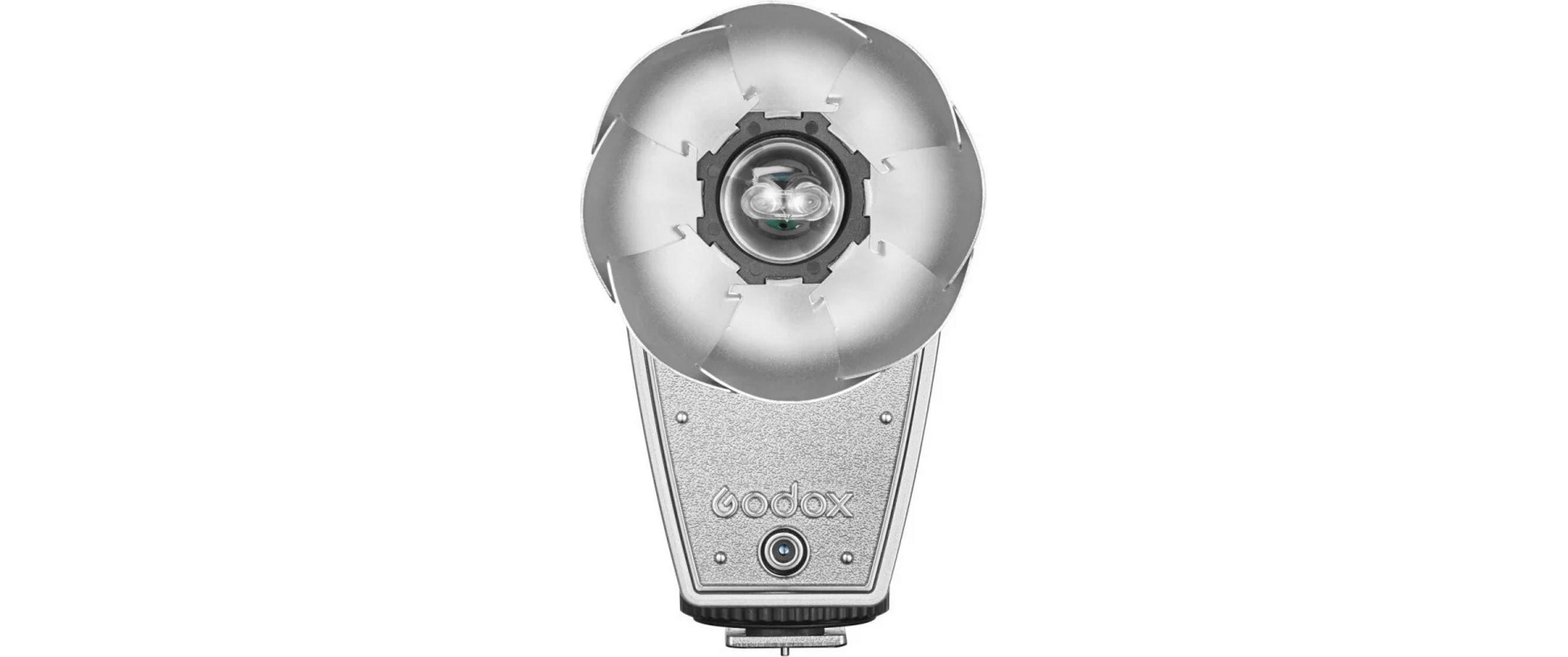 Blitzgerät Lux Cadet Retro<br>Retro-Kamerablitz mit flexibler Steürung und vielseitigen Blitzmodi