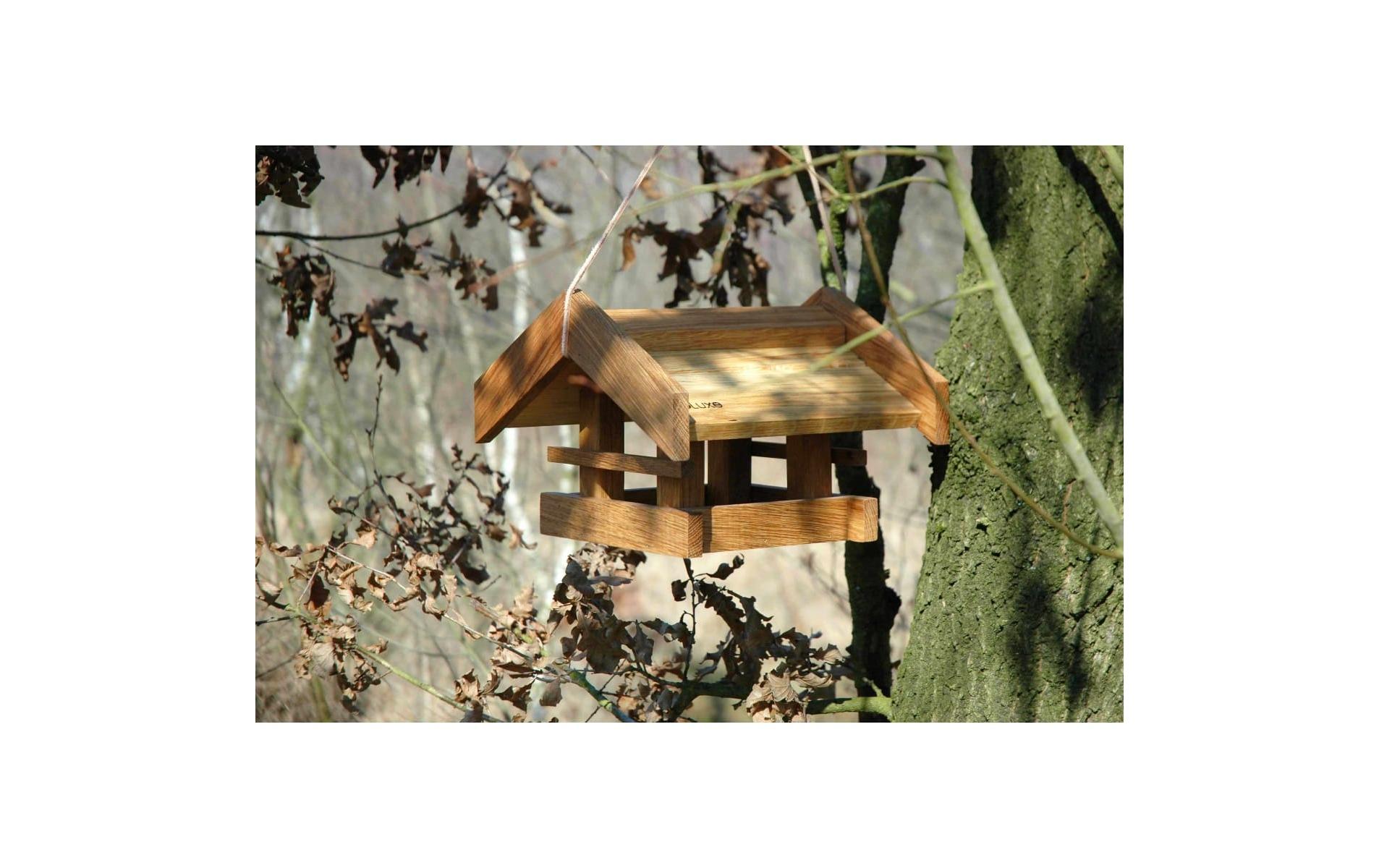 Futterspender Basis, 31 x 28 x 20 cm, HolzWildvogel-Futterstation zum Aufhängen