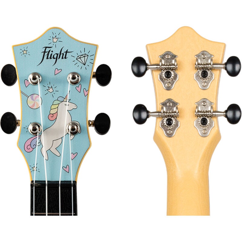 Flight Travel Series TUS40 Unicorn sopraan ukelele met gigbag