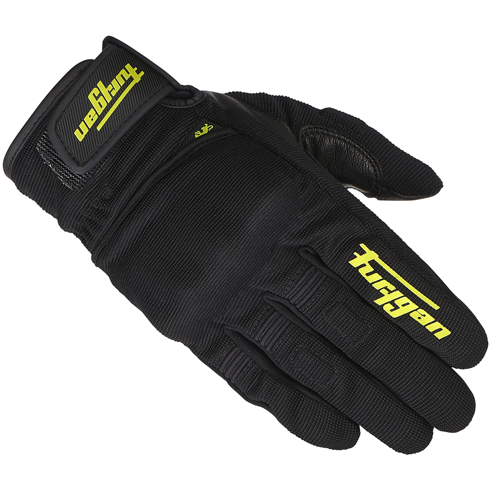 Furygan - Gants Jet D3O® Noir / Jaune fluo