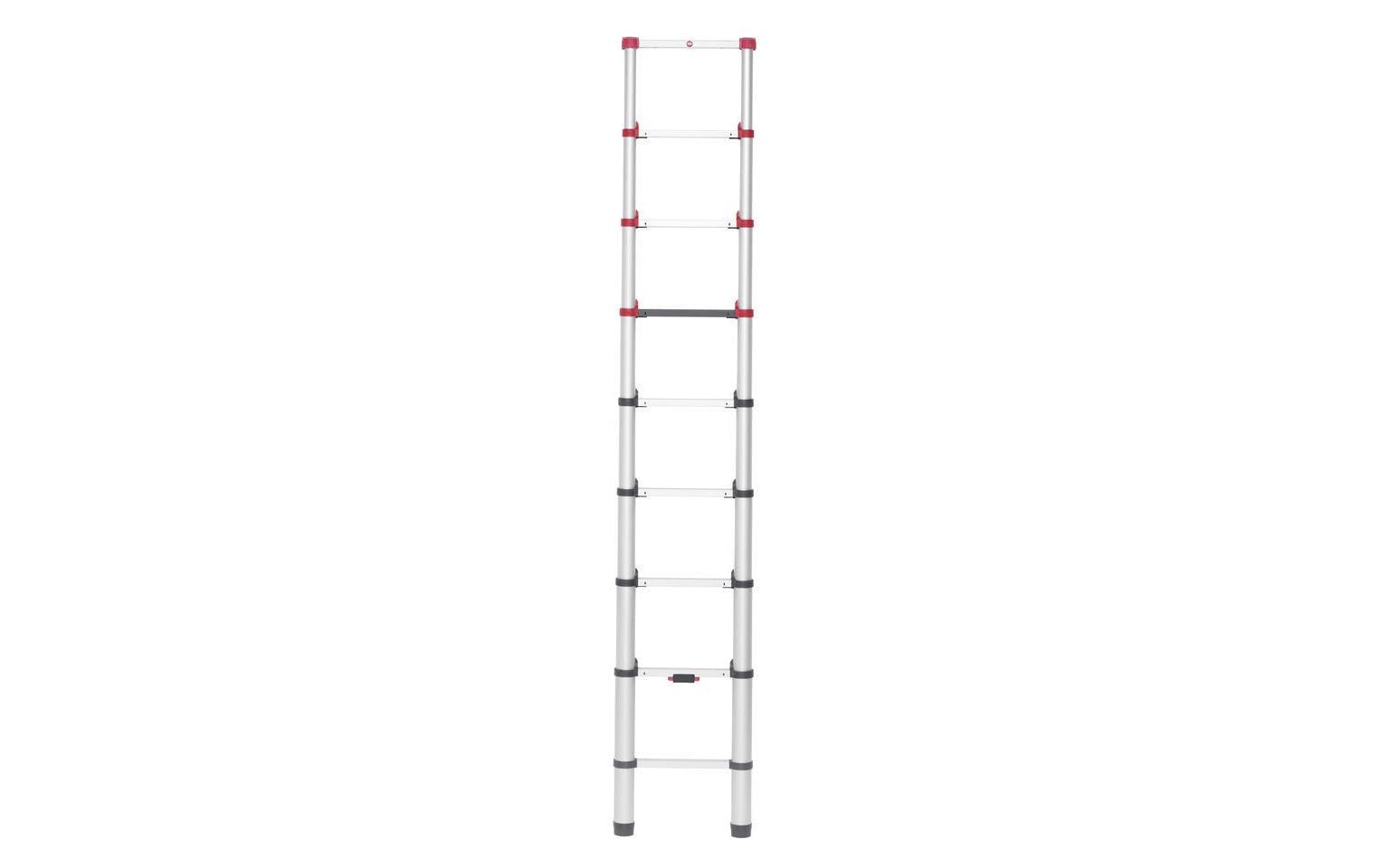 Hailo Anlegeleiter »T80 Flexline 260 9 Stufen« Aluminium Sicherheits-Teleskopleiter