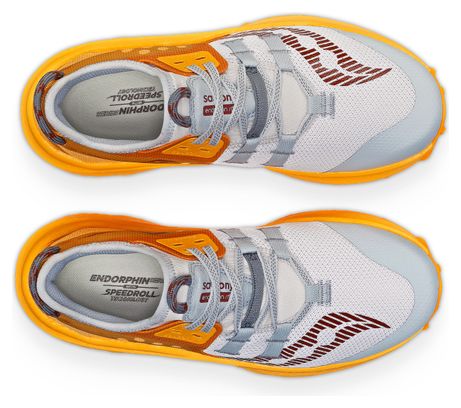 Chaussures de Trail Running Femme Saucony Endorphin Rift Blanc Orange
