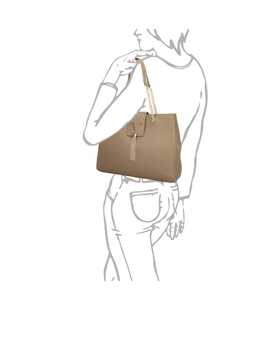 Lederimitat Shopper