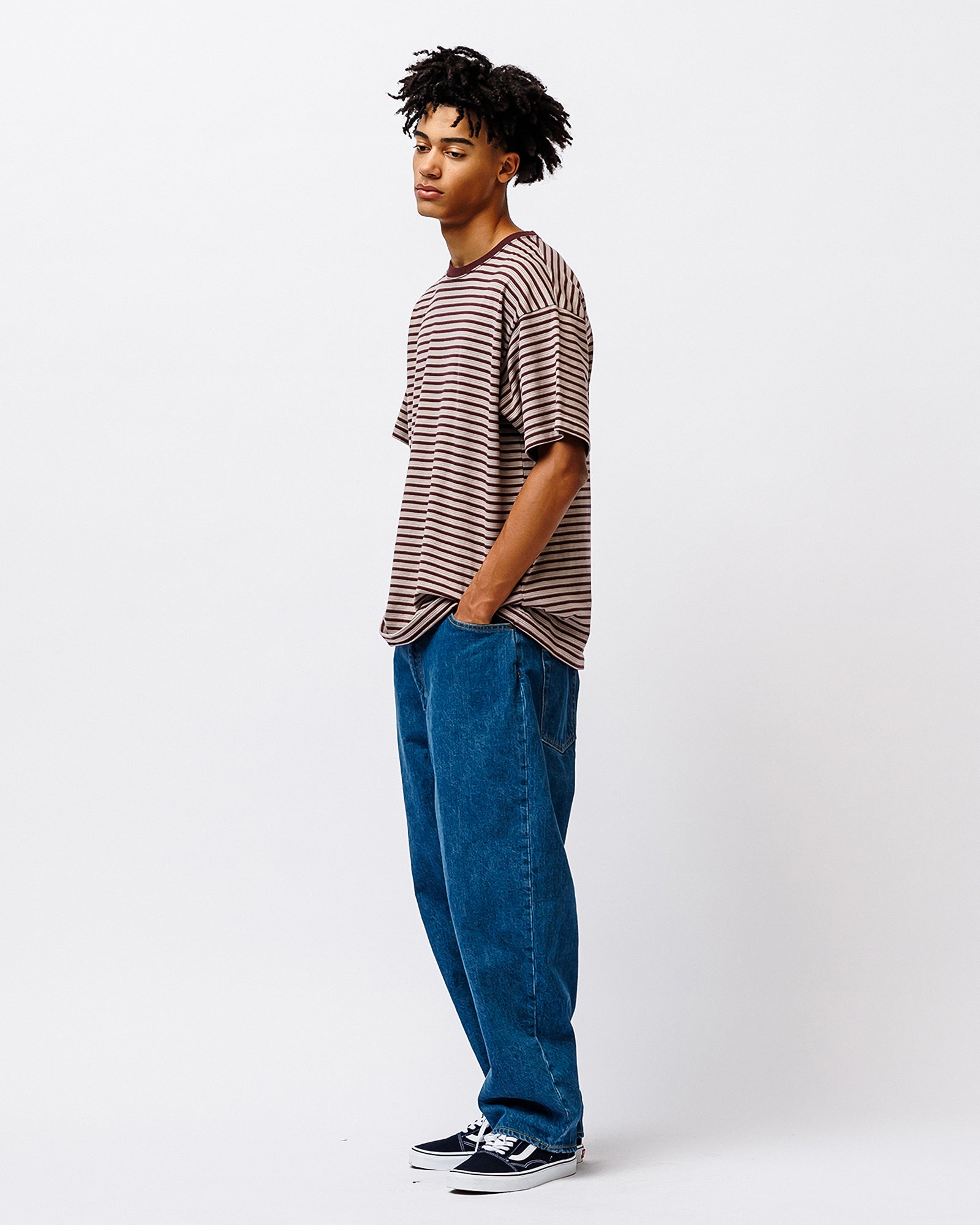 WTAPS<br>Blues Straight / Trousers / Cotton. Denim