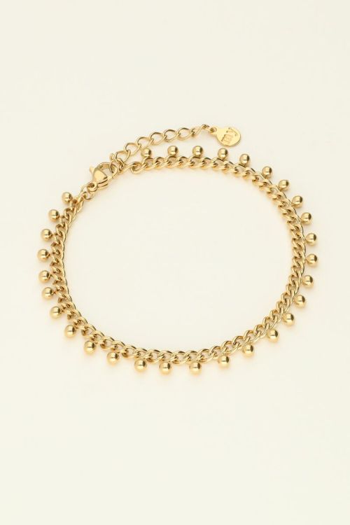 Schakelarmband met bolletjes