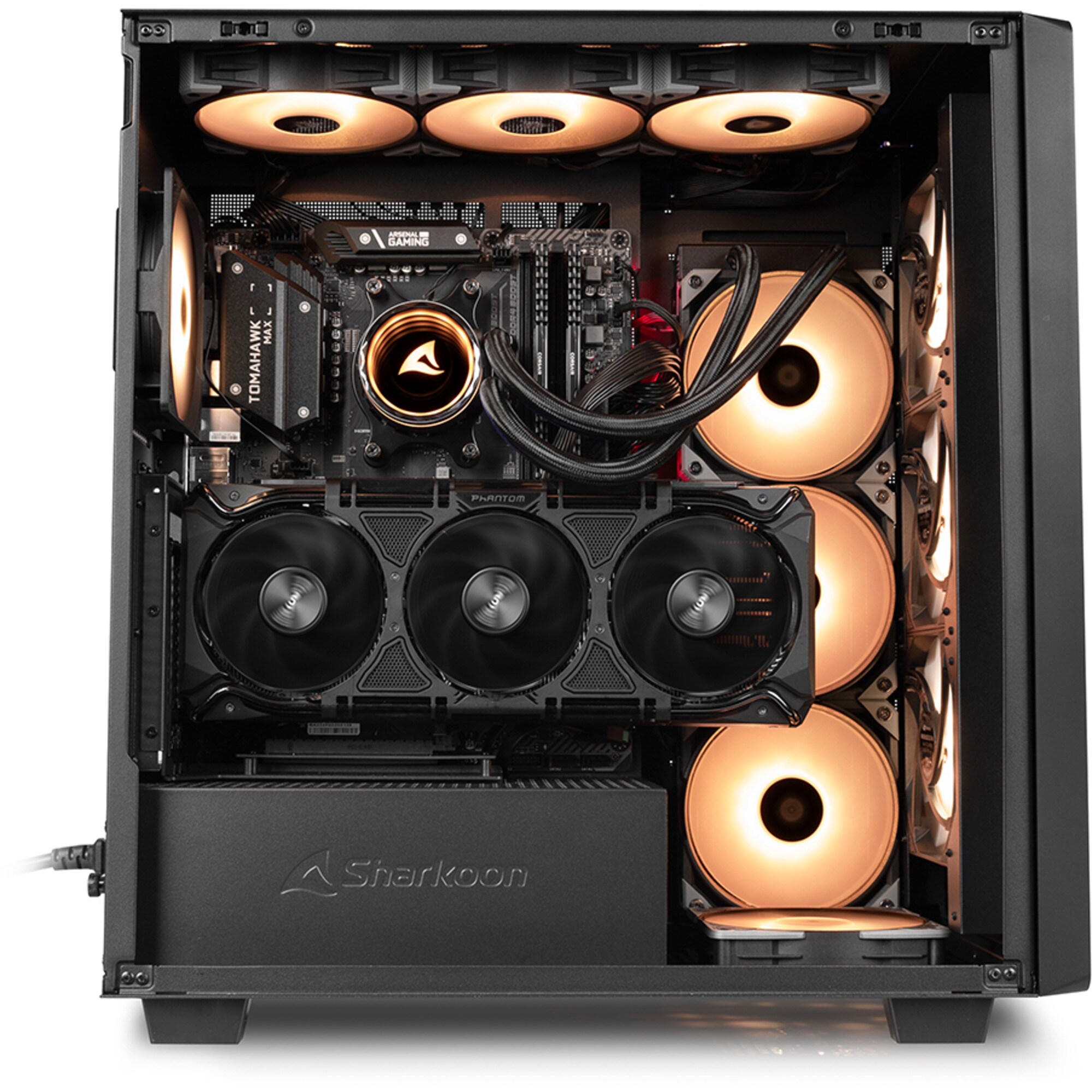 Sharkoon Tower-Gehäuse Rebel C70M RGB