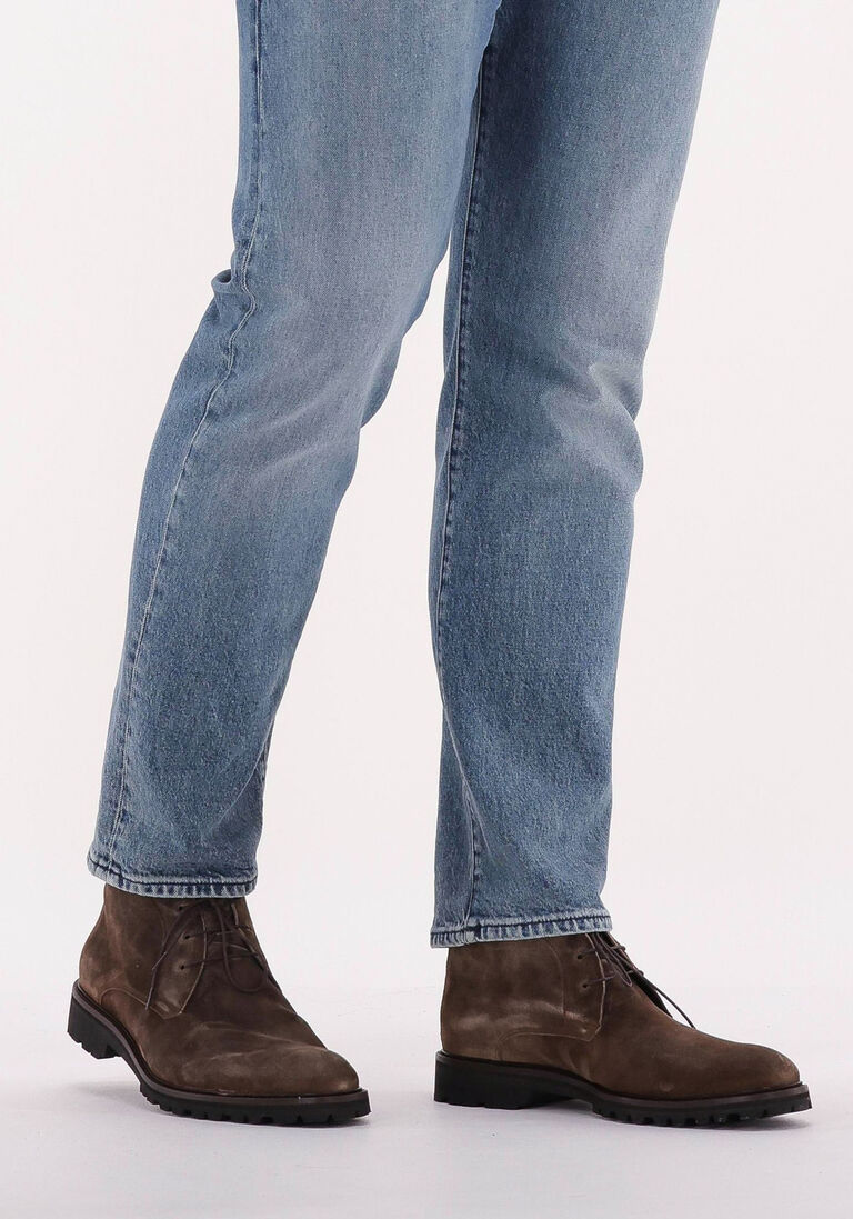 FLORIS VAN BOMMEL bruine floris van bommel veterschoenen sfm-50082