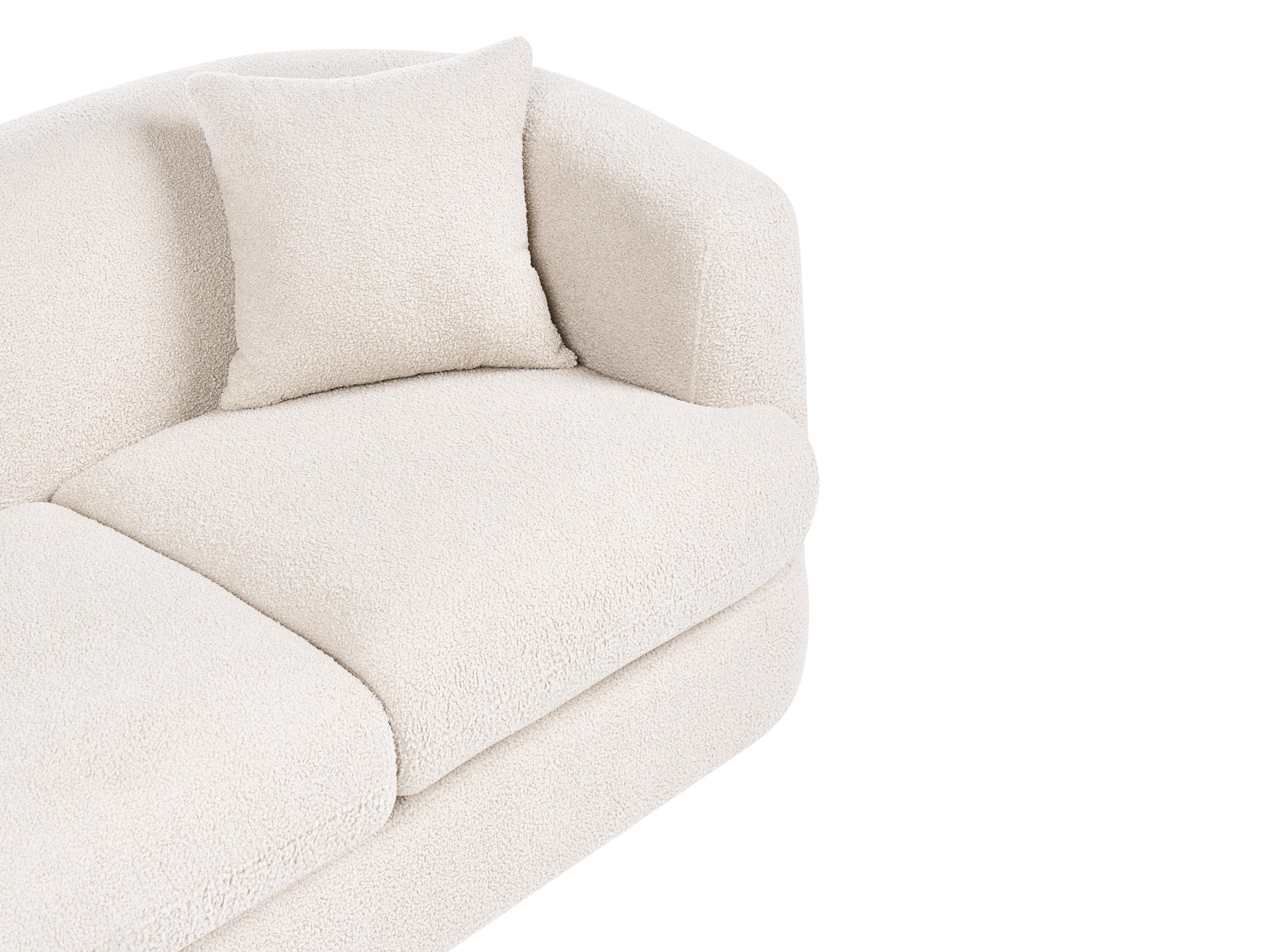 Bank 2-zits HUSBY Bouclé Beige