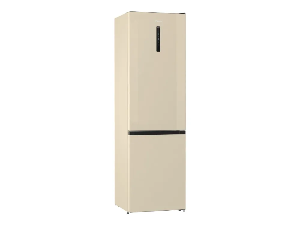 Gorenje NRK6202AC4 - Køleskab/fryser - bund-fryser - bredde: 60 cm - dybde: 59.2 cm - højde: 200 cm - 331 liter - Klasse E