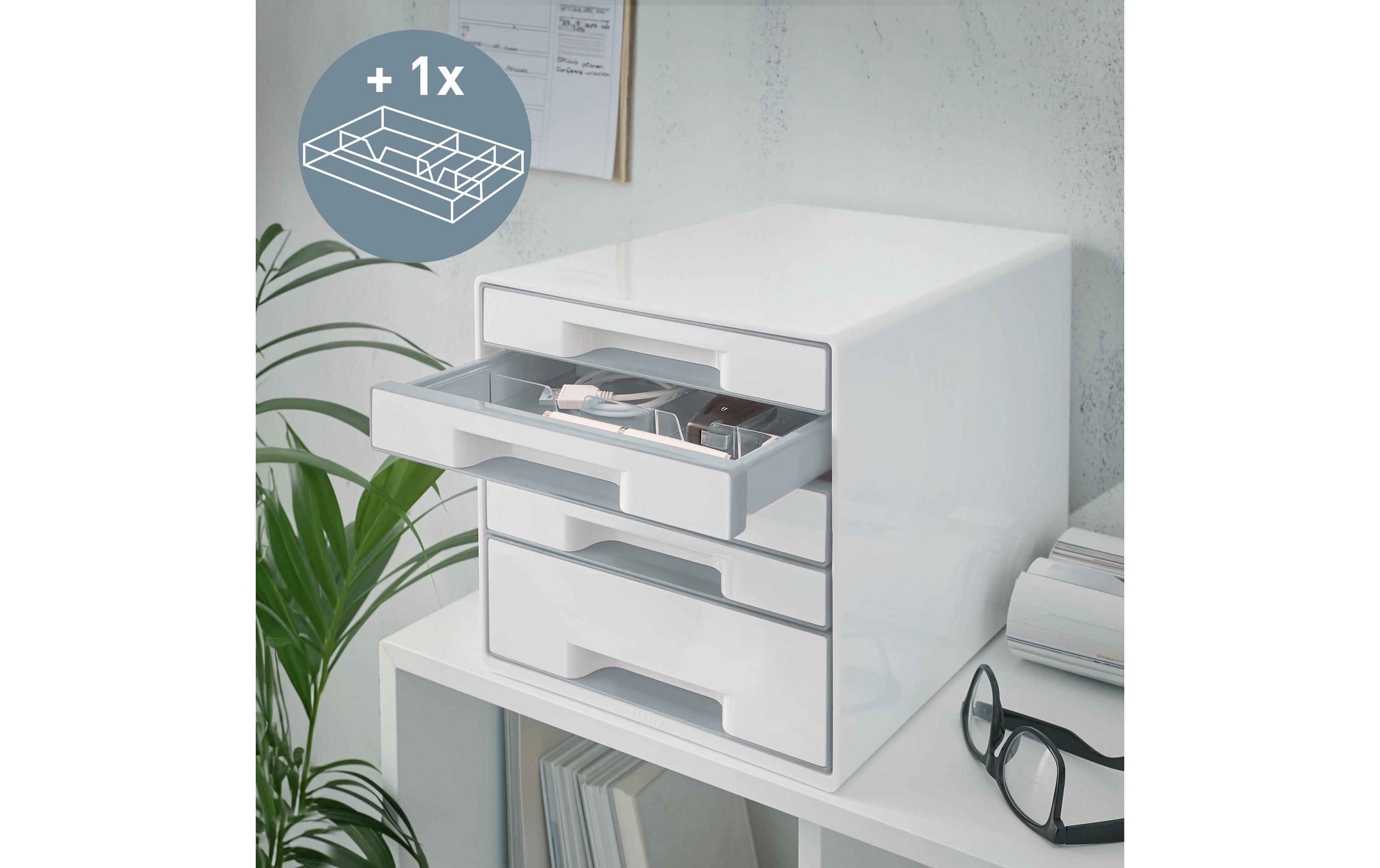 Schubladenbox Wow Cube 5 WeissSchubladenbox