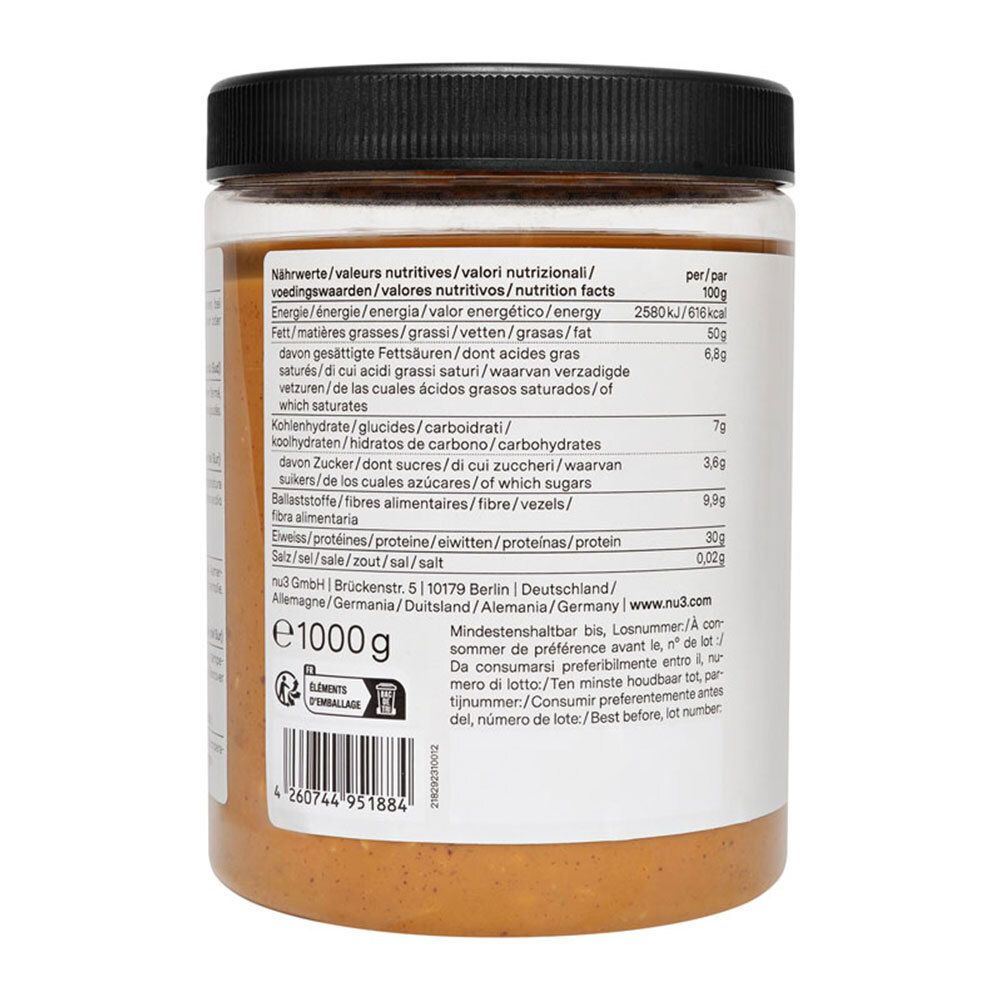 nu3 Erdnussbutter crunchy